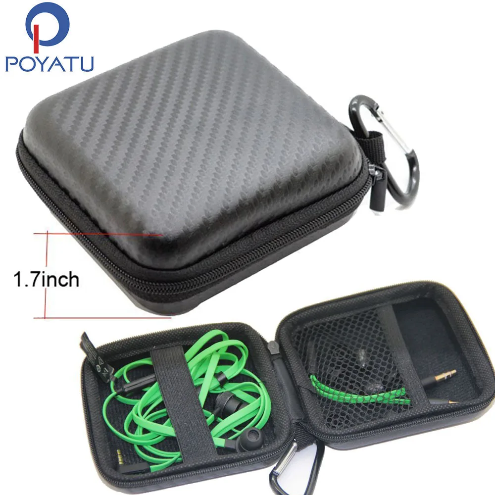 POYATU Ear Fins Earhooks For Razer Hammerhead Pro V2 Bluetooth In Headphone Bag Carrying Pouch In Ear Earphone Case Storage   (1)