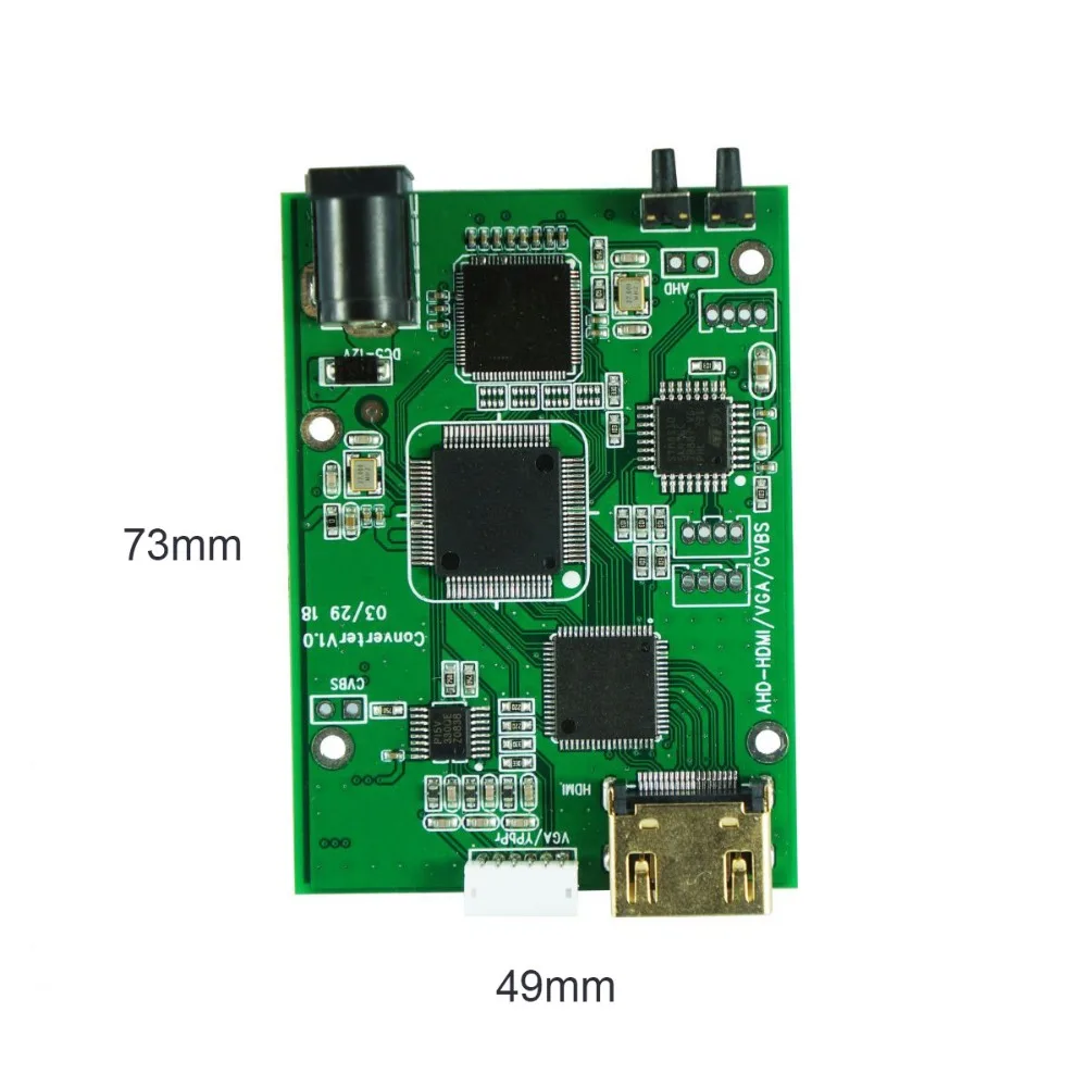 AHD41 20 шт./лот 4 в 1 AHD TVI CVI CVBS 1080 P сигнал HDMI VGA CVBS конвертор сигнала доска/Выходной сигнал HDMI