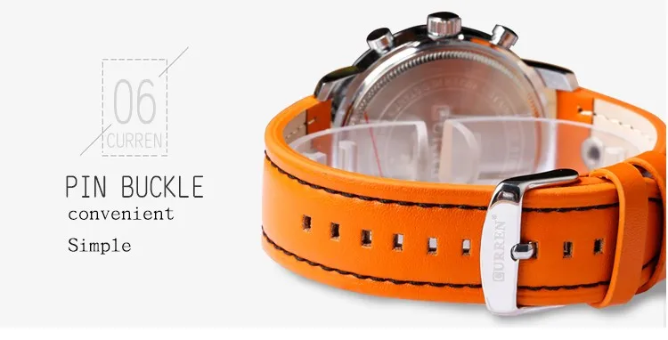 Мужские спортивные часы CURREN в стиле милитари, наручные часы, meskie, кварцевые часы для альпинизма, наручные часы с кожаным ремешком, мужские часы