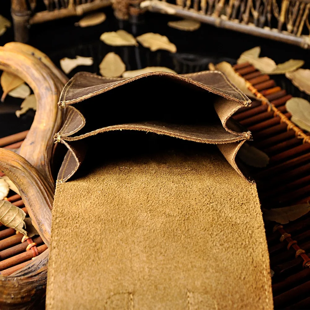 Дизайнерская мужская оригинальная кожаная маленькая летняя сумка для путешествий, поясная сумка с крючком и ремнем, модный мужской чехол для сигарет, 6 дюймов, чехол для телефона 016