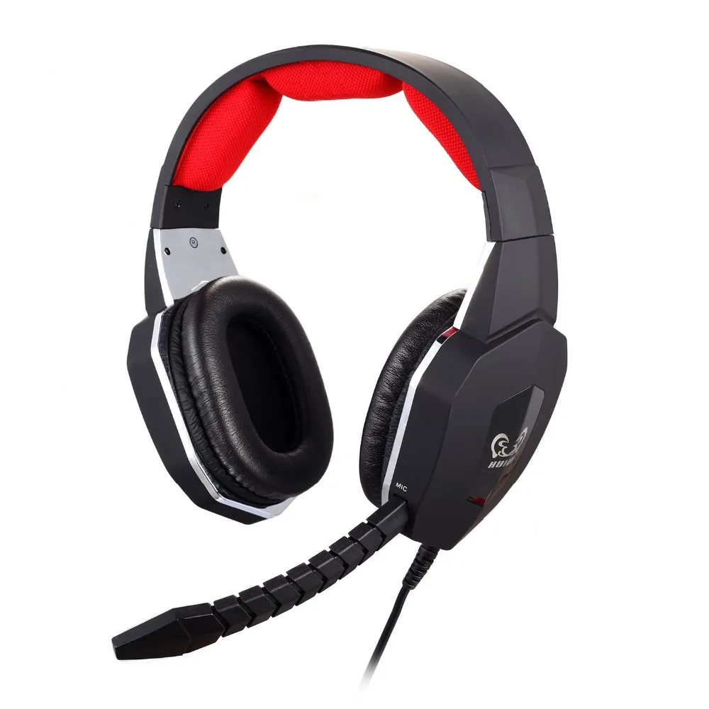 

Wired gaming headset for PS4 xbox one with background music and chat silver Metal plating effect make it different