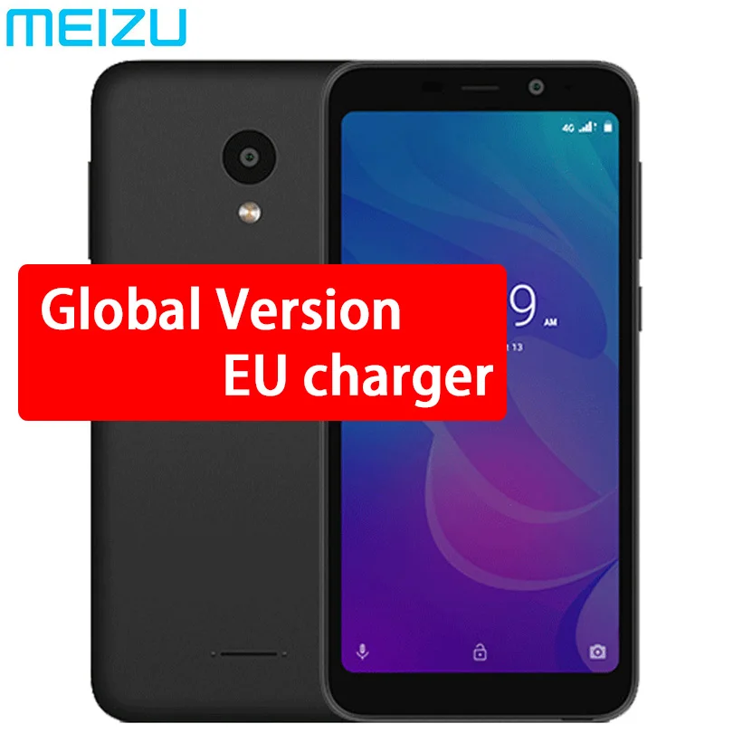 

Original Meizu C9 M9C smartphone Global Version Quad Core 2GB 16GB 5.45" Full screen 13.0MP Camera 3000mAh Cell Phone