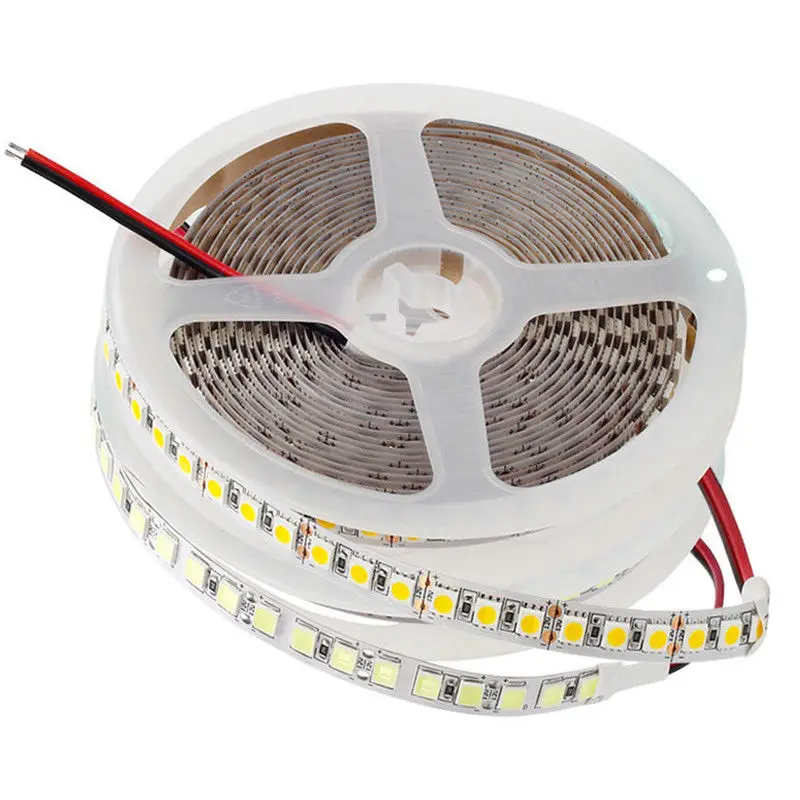 5 м DC12V Светодиодная лента 5050 5054 4040 SMD 120 светодиодов/м супер яркая светодиодная IP20