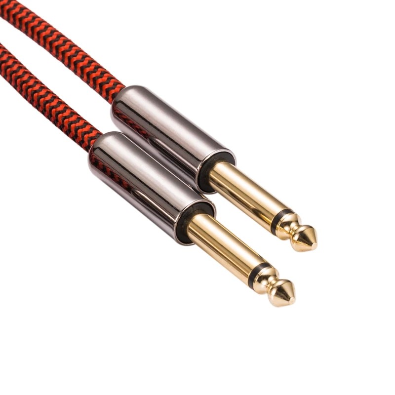 Cavo audio Premium Mini Jack da 3,5 mm a doppio 6,35 mm per console mixer per cuffie PC Cavo jack TS da 3,5 a 2 * 1/4 pollici 1M 2M 3M 5M 8M  44