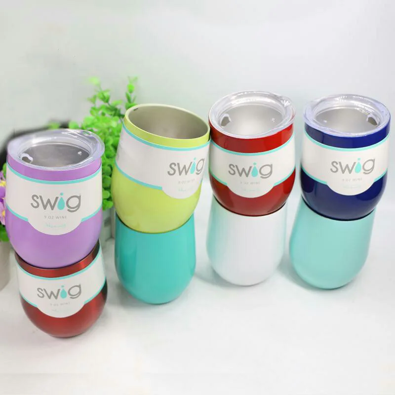 Swig-Cup-Coffee-Mug-Caneca-Water-Bottle-Beer-Mugs-304-Stainless-Steel-Wine-Glass-9oz-Egg (2)