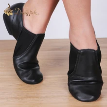 Dongjak Child Latin Dance font b Shoes b font Jazz Full Grain Leather Kid Girls font