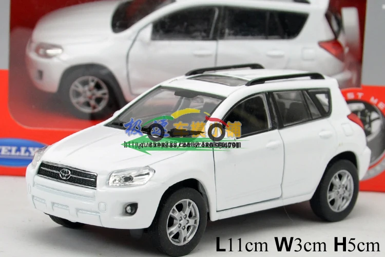 Online Shop 1 36 Toyota Rav4 Suv Two Open Door Pull Back Alloy