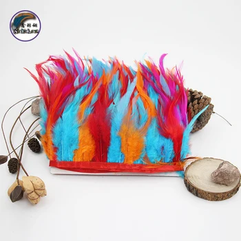 

3.2-4 Inch(8-10 cm) Wholesale Multi-Colored Soft And Fluffy Ostrich Fringe Trim
