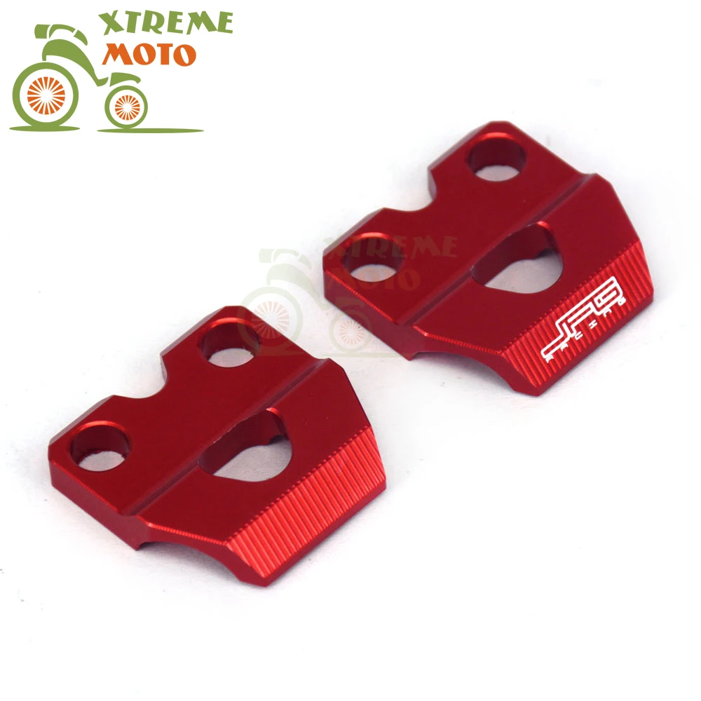 CNC Front Brake Line Hose Clamps Holder For Honda CR80 CR85 CRF150R
