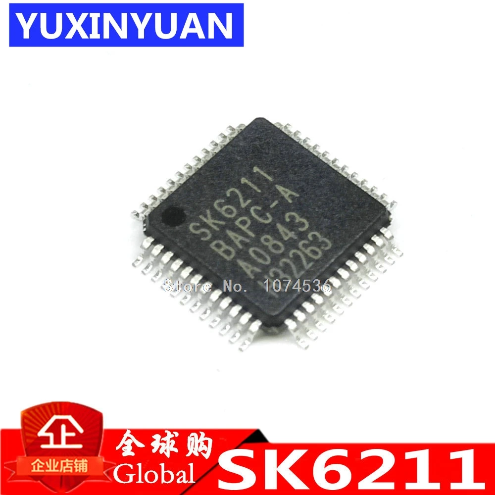 

SK6211 QFP SK6211BAPC-A SK6211BAPC-A SK6211BBPC8A 1PCS integrated circuit IC LCD chip electronic