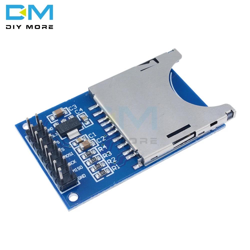 

3.3V 5V Reading Writing Sensor Shield Module Write SD Card Slot Socket Reader ARM MCU Control Programable Board For Arduino