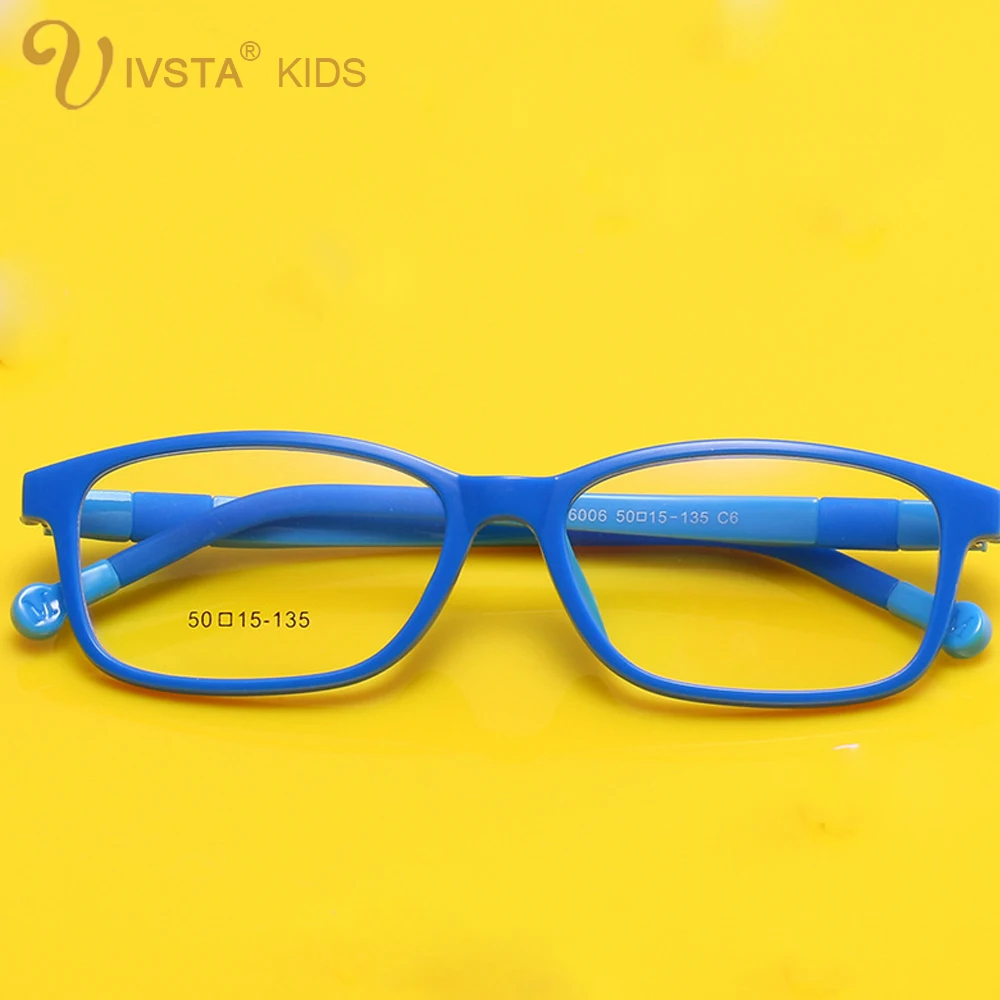 IVSTA 6006 очки Оптические очки для детей оптическая оправа цветной дизайн Резина Силикон TR90 очки детские линзы градусов