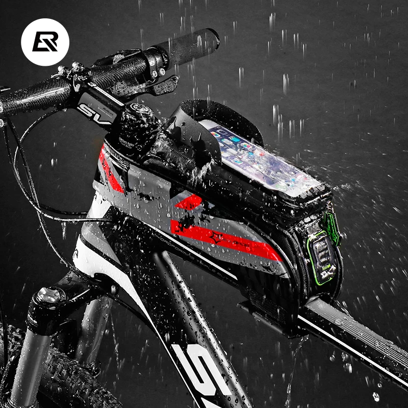 Sale ROCKBROS Bicycle Frame Front Tube Waterproof Bike Bag Touch Screen Bike Saddle Package For 5.8 /6 in Cell Phone Bike Accessories 3