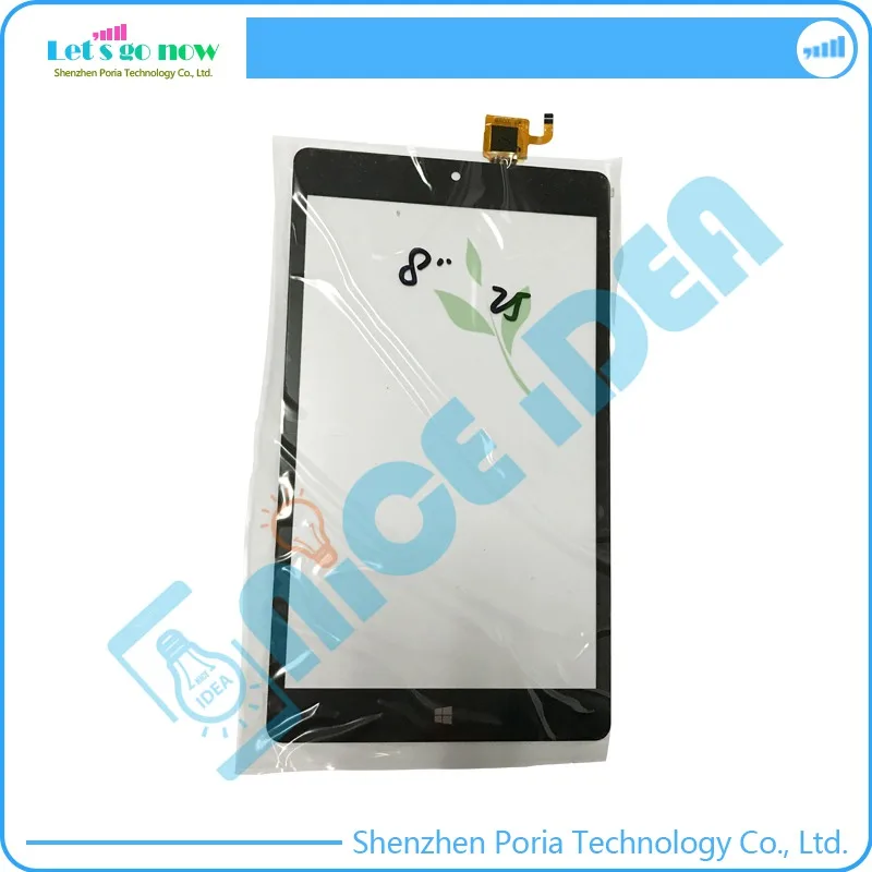 100 New 8 Touch Screen Digitizer For YTG G80085 F1 Black Front Touch Panel Glass Replacement