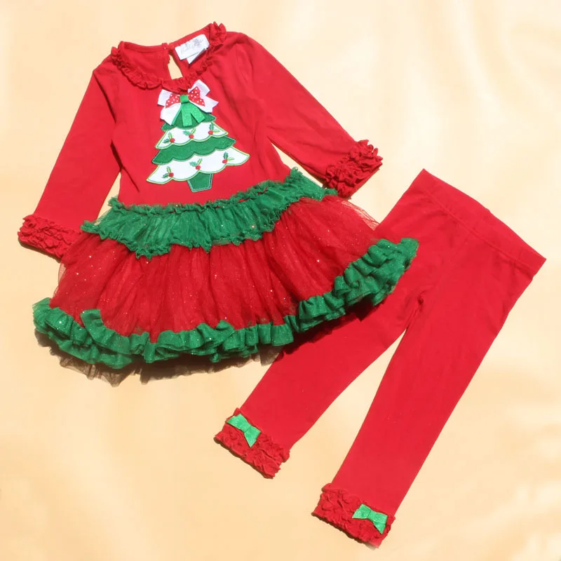 girls christmas dress new year tutu tulle ruffle for fedex christmas commercial