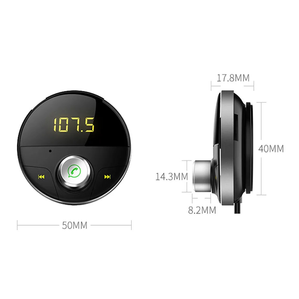 AOSHIKE Wireless Receiver Bluetooth FM Transmitter Modulator Car Kit FM Radio 12V 24V Car Charger Music Player Digital Display AOSHIKE Wireless Receiver Bluetooth FM Transmitter Modulator Car Kit FM Radio 12V 24V Car Charger Music Player Digital Display