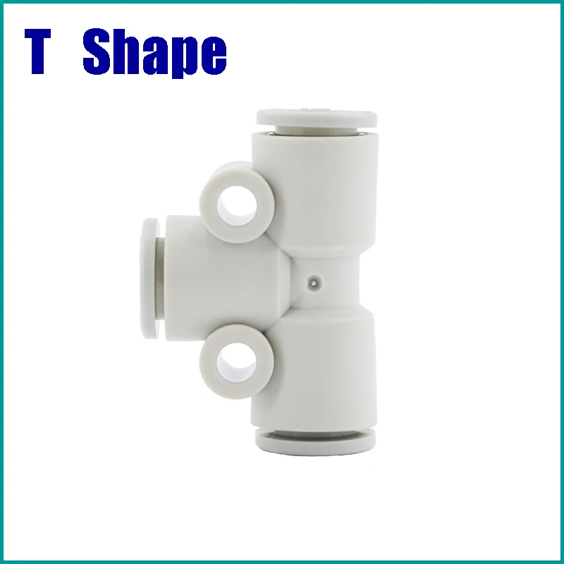 SMC type High quality fittings KJT06 00 O.D 6mm thread union tee one