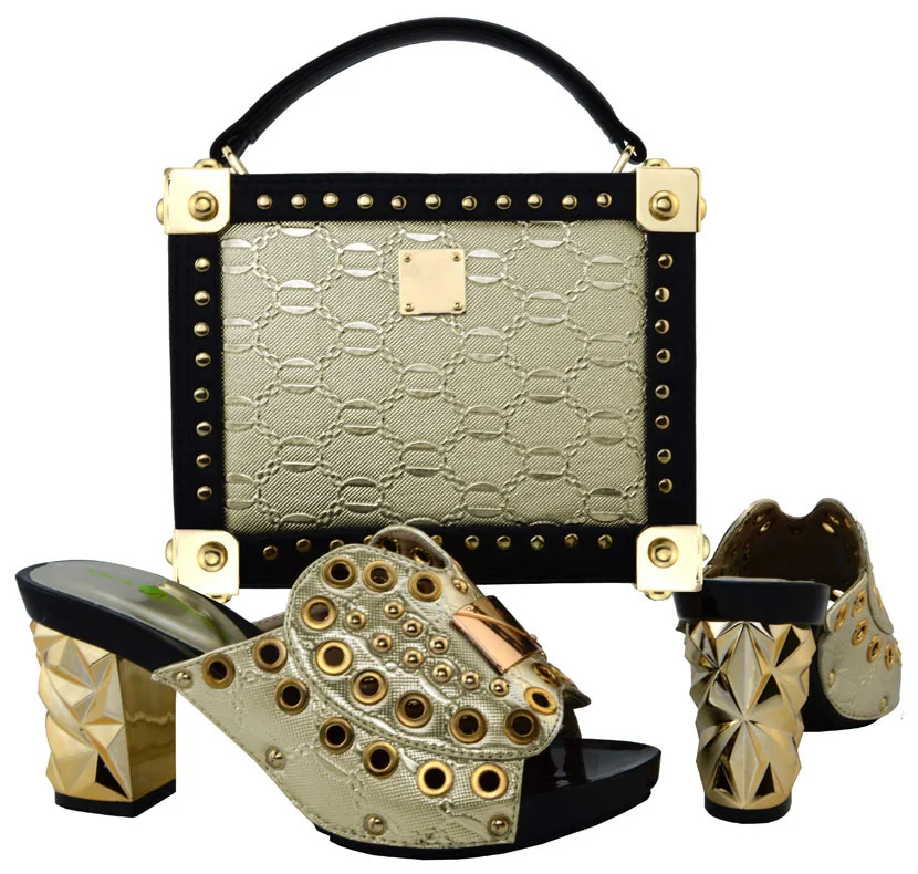 

African Shoe and Bag Set Italian Matching Shoe and Bag Sets African Wedding Shoe and Bag Set MWU1-20