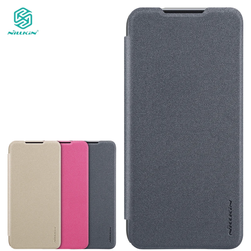 

Nillkin leather case for Xiaomi Redmi Note 7 Super Thin PU flip cover Hard PC Plastic Back Cover for Redmi Note7 Pro