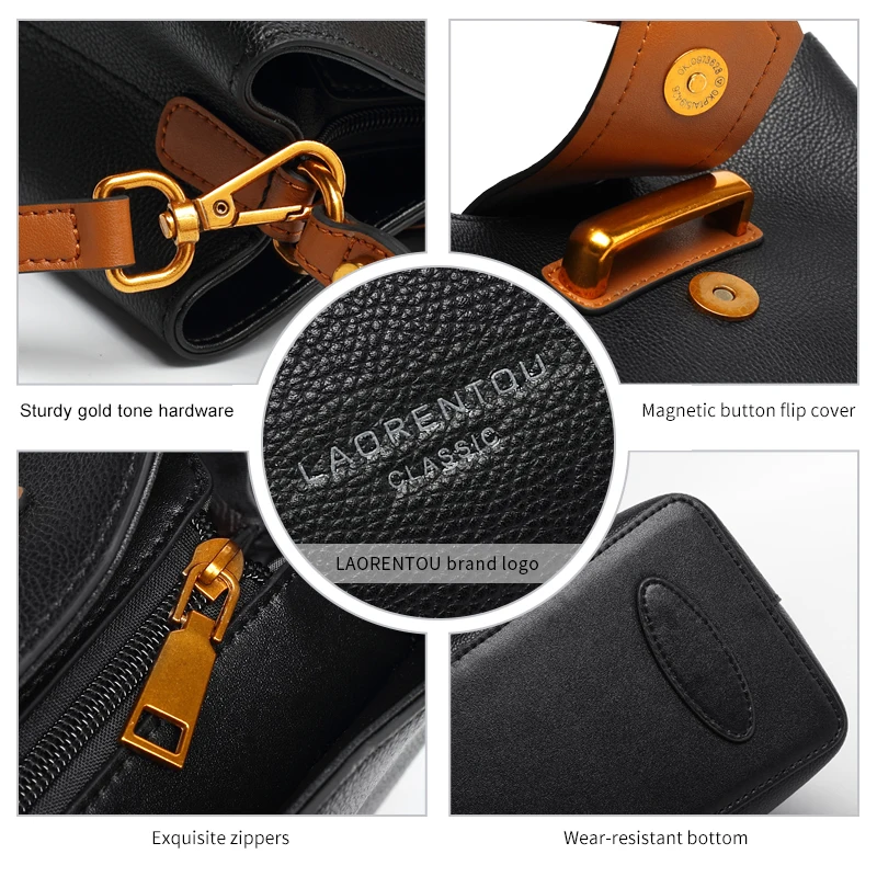 987j009l1d Totes Hasp Mode En Cuir Dame Bandoulière Femmes De Marque Vintage Messager amp; À Laorentou Circulaire Luxe Sacs 987j009l1a Sac Zipper 7qnPRx6xwS