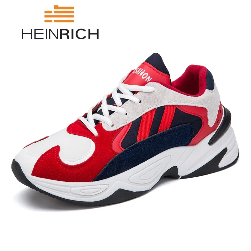

HEINRICH Fashion Shoes Men Breathable Trainers Mens Sneakers Casual Lightweight Autumn Shoes Men Tenis Masculino Adulto Footwear