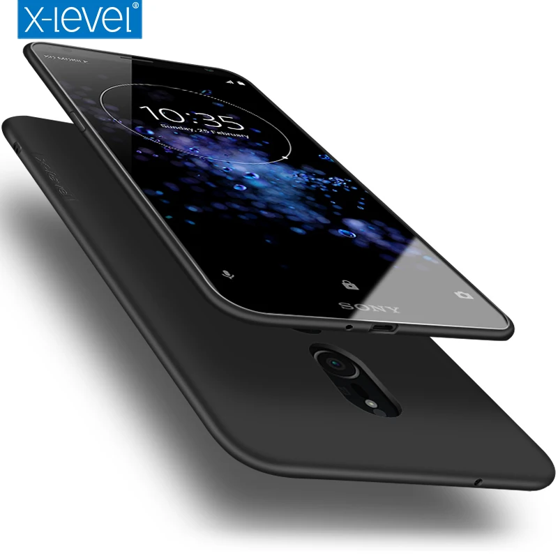 

X-Level Silky TPU Phone Case For Sony Xperia XZ2 XZ3 XA2 XA3 Premium Compact Ultra Thin Matte Soft Back Cover Case