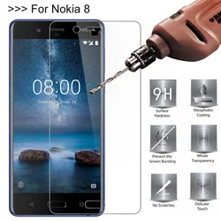 На Алиэкспресс купить стекло для смартфона original gxe tempered glass screen protector film for nokia 8 5.3дюйм. 9h explosion proof protective guard
