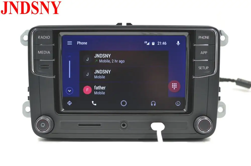 JNDSNY Android Авто CarPlay R340G RCD330 Noname RCD330G Plus Автомагнитола для VW Golf 5 6 Jetta CC Tiguan Passat Polo 6RD 035 187B