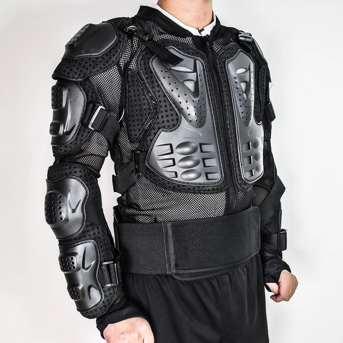  WOSAWE Sports Back Protection Jacket Body Support Cycling Motorcycle Motocross Guard Brace Protecti
