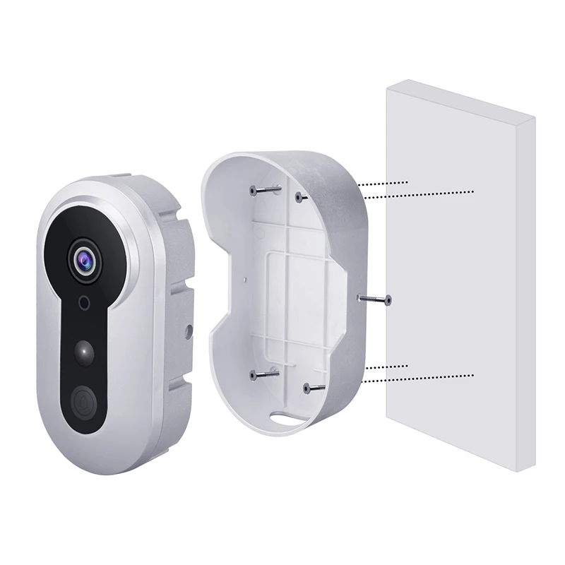 ESCAM Doorbell QF220 HD 960 Built In 3000 MAH Battery Infrared Wireless Smart Doorbell 960P P2P Mini IP IR Surveillance Cameras