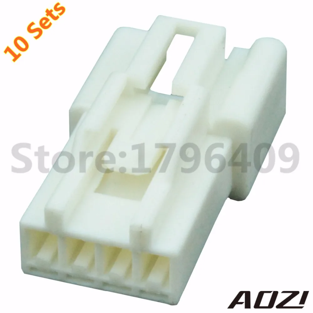 10 Sets New Cable Terminal 4 Pins Connector 7283 1044 For Car Truck