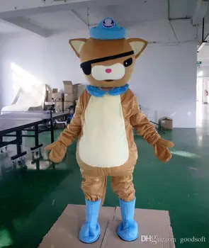 

Free shipping Adult Size animal cute Pirate pig Costume Halloween Christmas OEM Cartoon Mascot Clothing Party Fancy Dress