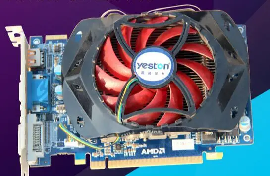 New for Yeston HD7750 2G energy - saving game graphics 128bit DDR5