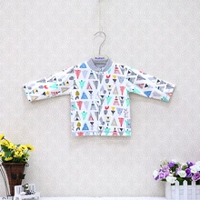 Блузка для маленьких мальчиков и девочек, велюровые рубашки на осень и зиму для новорожденных 0-12 месяцев, Мягкая тканевая одежда, одежда с круглым вырезом, 2018 Блузка для маленьких мальчиков и девочек, велюровые рубашки на осень и зиму для новорожденных 0-12 месяцев, Мягкая тканевая одежда, одежда с круглым вырезом, 2018