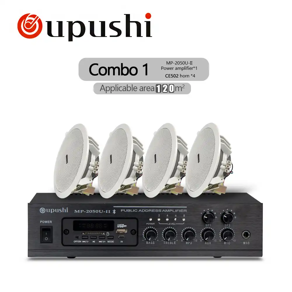 Sistema De Musica Para El Hogar Oupushi Amplificador Bluetooth De
