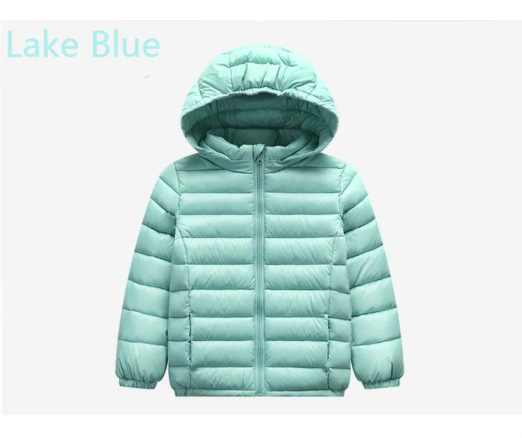 Children's Wear Autumn and Winter New Boys and Girls Cotton Jacket Lightweight Ultra Light Jacket Down Jacket Loose Coat - Цвет: Темно-серый