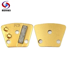 RIJILEI 6PCS Diamond PCD Grinding disc for concrete floor Scraper Abrasive Grinding Disk Coating Removal JX07