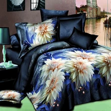 MEILUO New 3 D Four-Piece Suit Animals Flowers