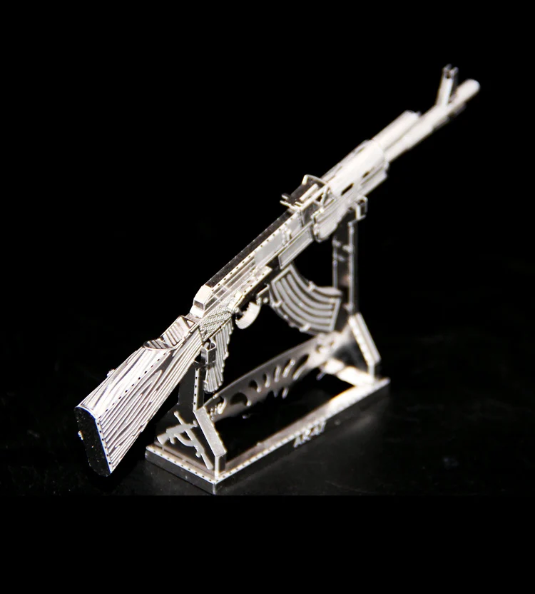 DIY Мини Военный Набор для ружья головоломка игрушка сборка Металл AK47 пистолет Набор Модель A328