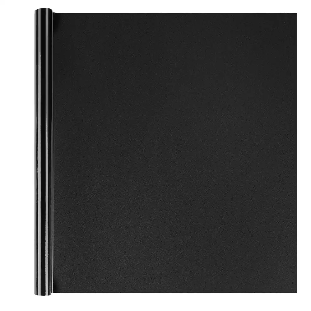 

Matte Light Blocking Window Film Frosted Privacy Glass Sticker Dark Tint Film Self-Adhesive Vinyl Black Window Sticker HTV