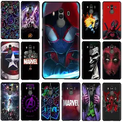 Силиконовый телефон Marvel The Avengers Jorker Dead Pool для huawei Y5 Y6 Y7 Prime Y9 mate 10 20 30 Pro Lite Nova 3 3i 4 5i