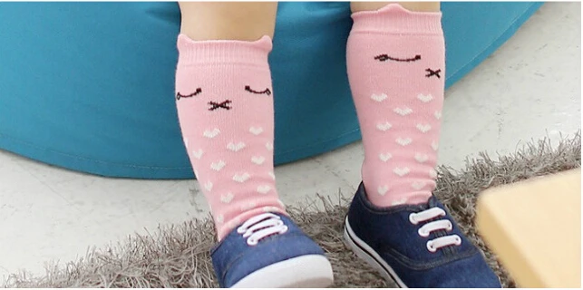 Модное милое животное панда брендовые гетры для маленьких мальчиков и девочек леггинсы носки защитные наколенники для детей носки-Тапочки