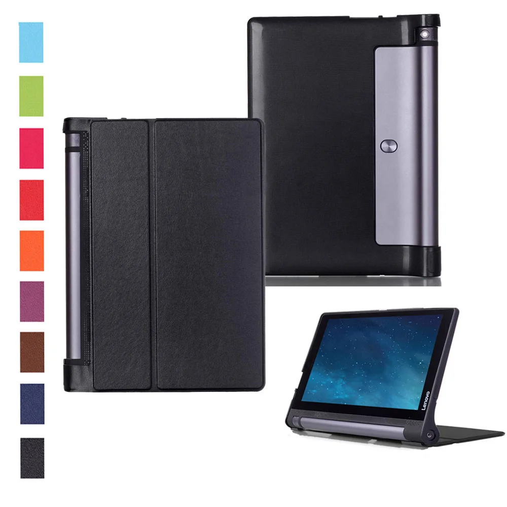 <+> Чехол Lenovo YOGA Tab3 10 X50L Smart Cover PU кожаный чехол Lenovo Yoga Tab 3 10 X50 X50F X50M 10.1 ✔