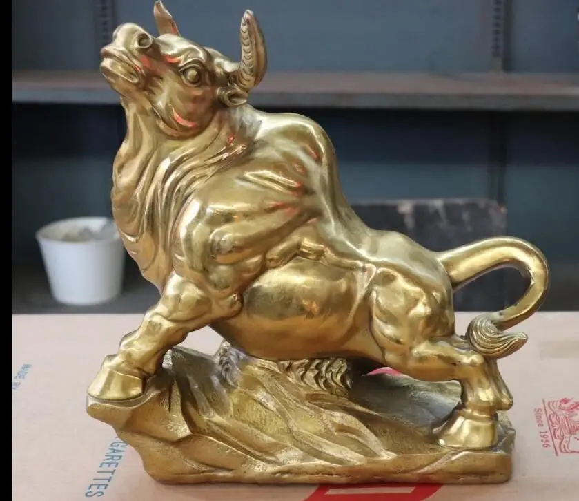 225SHUN Chinese Folk Brass Copper Feng Shui Auspicious Lucky Wealth