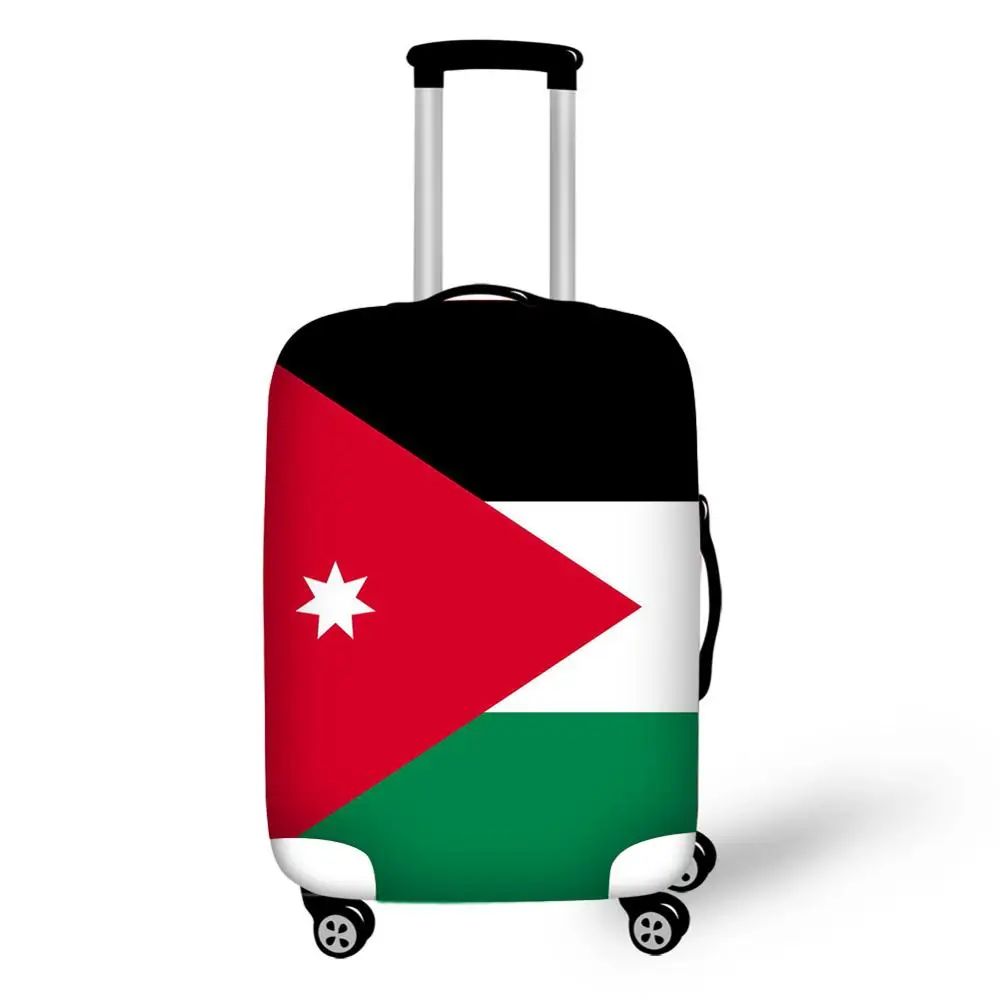 HD флаги с принтами для багажа чехол противообрастающий пылезащитный растягивающийся чехол для чемодана высокоэластичный защитный чехол Аксессуары для путешествий - Цвет: 023