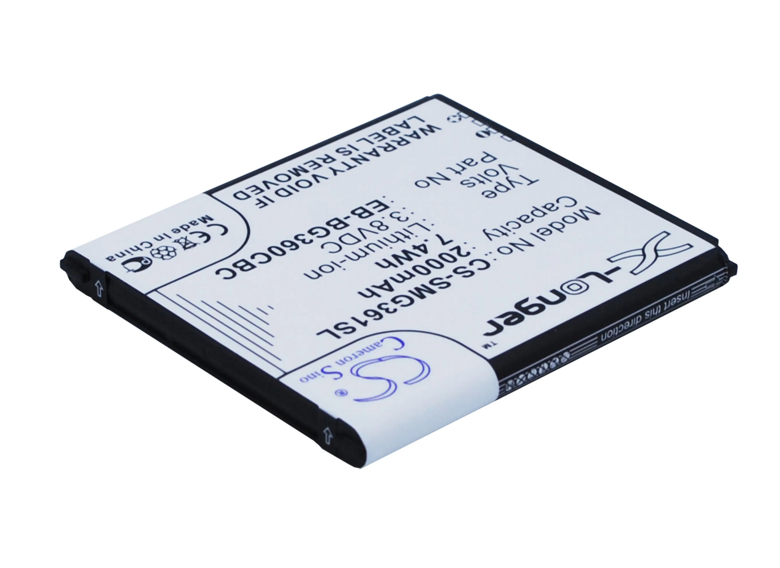 Аккумулятор Cameron Sino на 2000 мА · ч для Samsung Galaxy J2 EB BG360BBE G3606 G3608 G3609 G360BT G360P G361 J200M|cameron