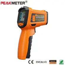 PEAKMETER PM6530D LCD Display Handheld Infrared Thermometer -50~800 with Humidity and Dew Point IRT K type Ambient UV Light