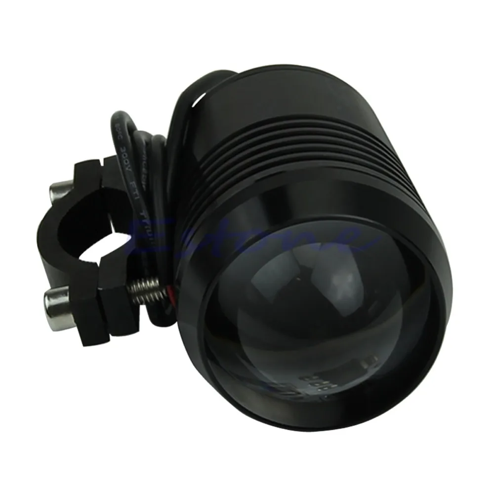 

12V 30W U2 LED Motorcycle Fog Spot Head Light Waterproof Working Lamp Black