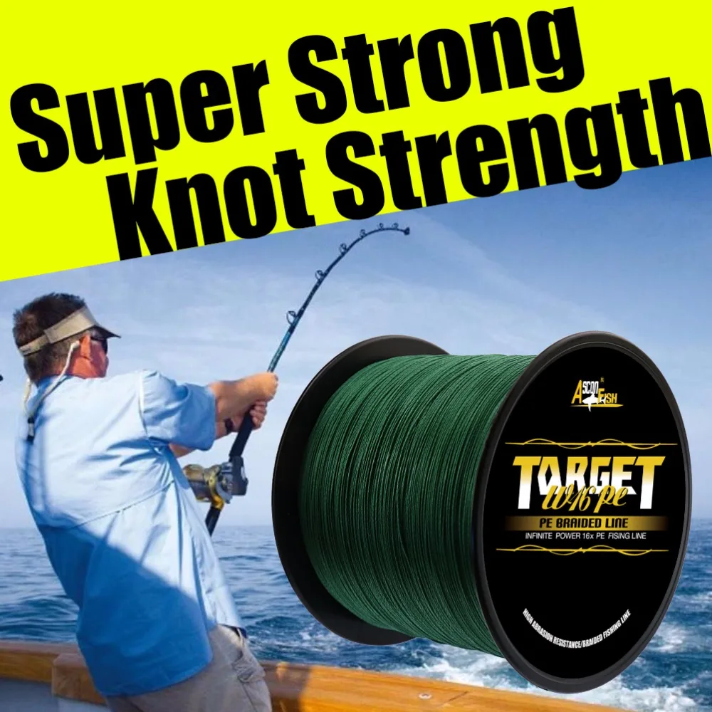 Леска рыболовная плетеная из 16 нитей 1000 м 20 lb|pe thread|fishing line 1000mline 1000m |
