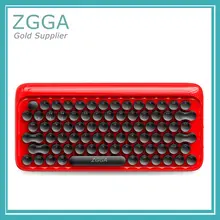 Dot Bluetooth механическая клавиатура беспроводная Ретро универсальная двойная подсветка стиль для сотового телефона, IPad с медведем круглый ключ